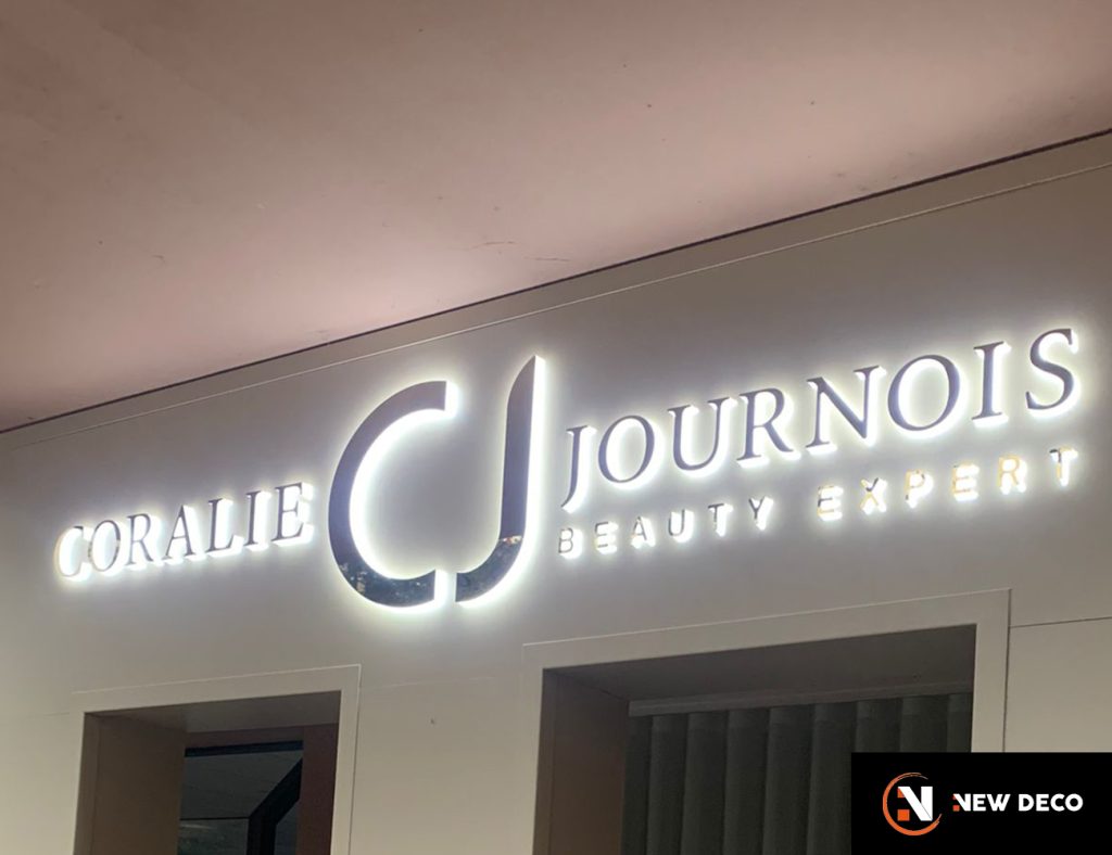 New Déco Enseigne Coralie Journois Beauty Expert
