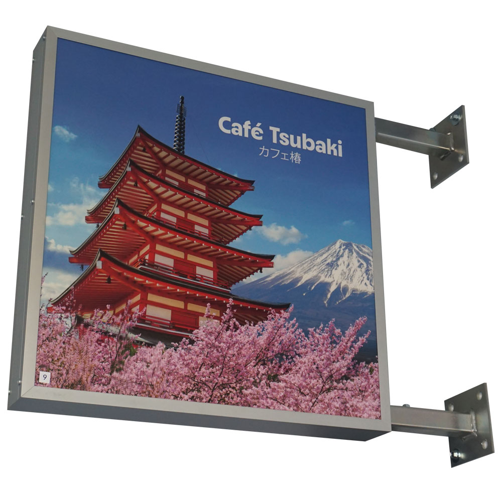 Caisson PMMA drapeau