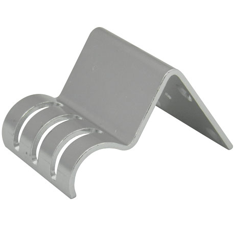 Potence en aluminium argenté