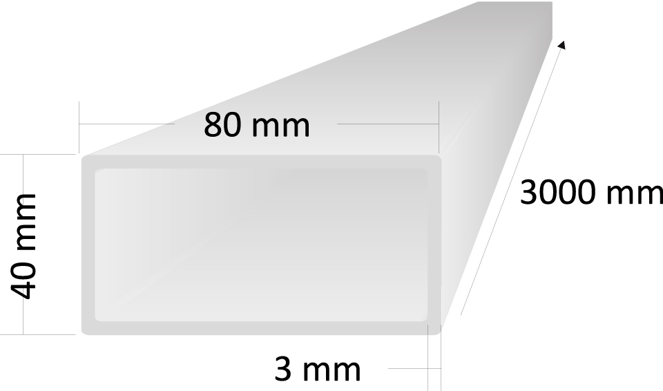 Kit Pré-enseigne avec mât de 3 m