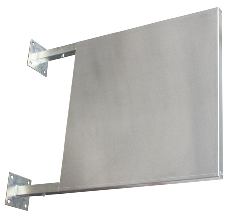 Drapeau tôle tablette potences standard