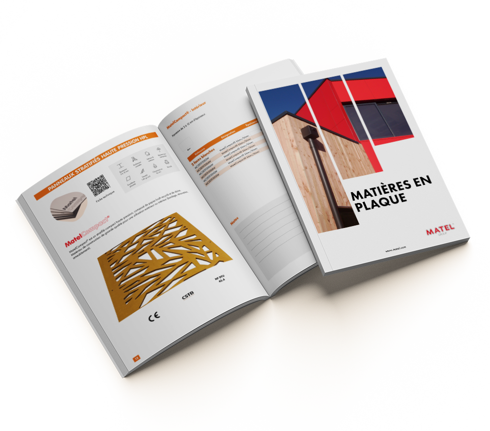 Catalogue Matières en plaque