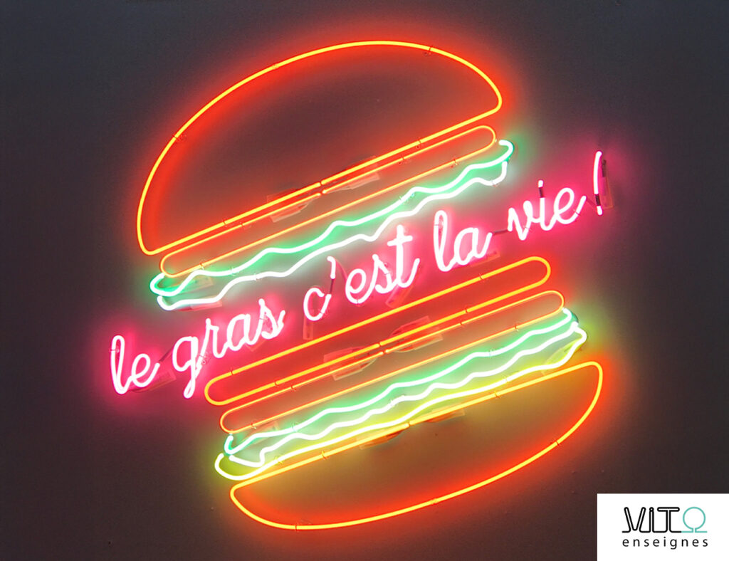 Vito Enseigne Le gras c'est la vie